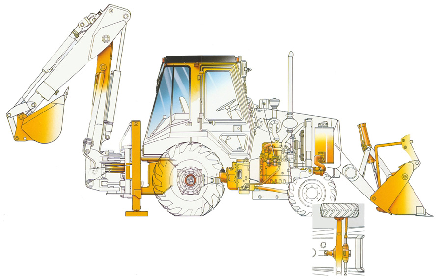 Reparación de repuestos para excavadoras JCB Volvo Caterpillar Komatsu Polska